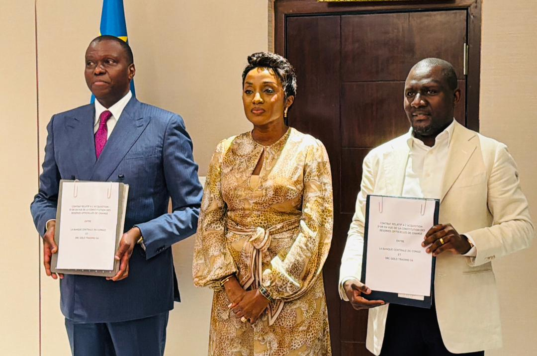 Relance de l’or monétaire : la Banque Centrale du Congo et DRC GOLD TRADING SA scellent un partenariat stratégique